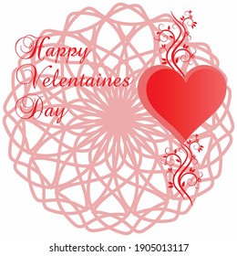 vector background valentine day around