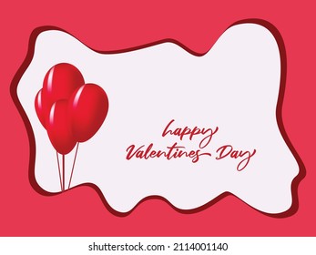 Vector background of Valentines day