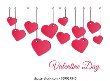 Vector background Valentines day