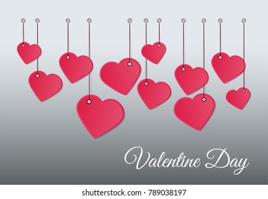 Vector background Valentines day