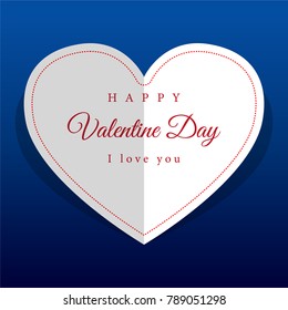 Vector background Valentines day