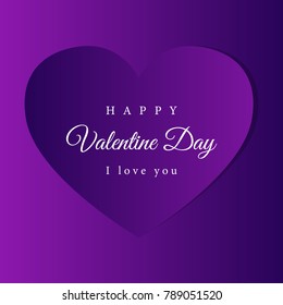 Vector background Valentines day