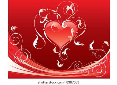 Vector background for Valentine's Day 3