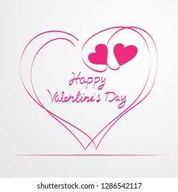 Vector background of a Valentines Day Card