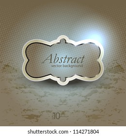 vector background with a vintage glossy and opaque texture