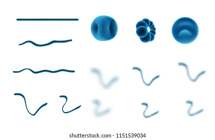 vector background of viruses and bacteria for medicine,allergy