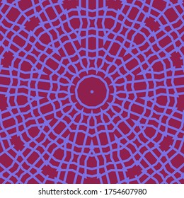 Fondo vectorial para papel de pared, papel de regalo, impresión de tela. Elemento de diseño Mandala. Ornamento inusual.
