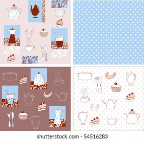 Vector a background ware a dessert a cup