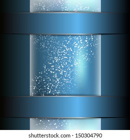 vector background and water bubbles