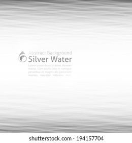 vector background with water surface and drop icon
