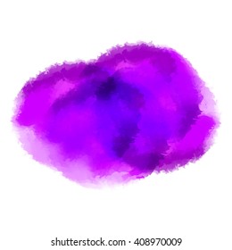 Vector background of watercolor isolated spot