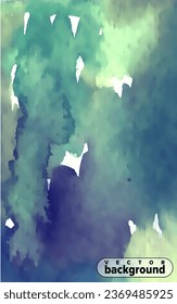 Fondo vectorial en un estilo acuarela. Utilizar materiales impresos, signos, objetos, sitios web, mapas.
