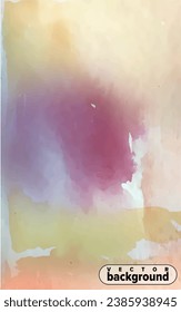 Vector background in a watercolor style. Use printed materials, signs, objects, websites, maps.

