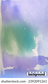 Vector background in a watercolor style. Use printed materials, signs, objects, websites, maps.