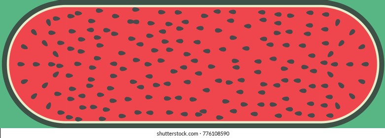 Vector background of watermelon slices in the abstract style. Fresh summer fruit background. vector. illustration.