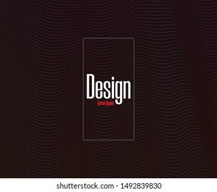 Vector background wave line 
strict style