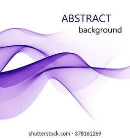 Vector background with wave purple