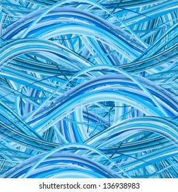 Vector background with waves