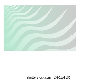 Vector Background - Waves Pattern - Green and Grey