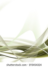 Vector Background. Wavy Illustration. Eps10.