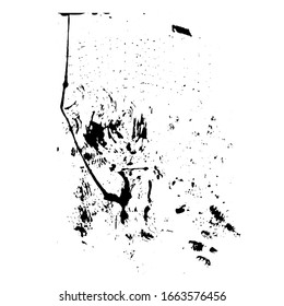 vector background white with drops splatter black ink grunge style