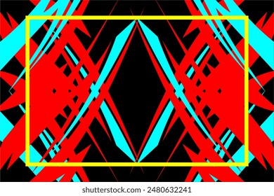 vector background wrap car design with a unique pattern and a combination of bright colors