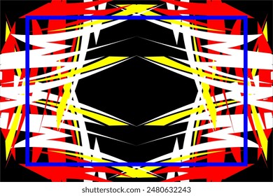 vector background wrap car design with a unique pattern and a combination of bright colors