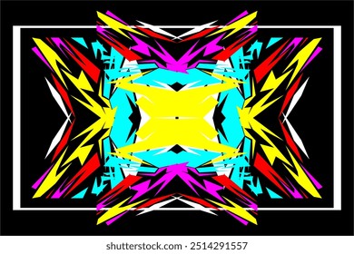 vector background wrap car design with unique line pattern, decal car, sticker concept, my own work, not ai generate