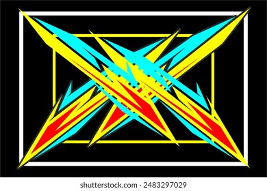 vector background wrap racing design with a unique line pattern