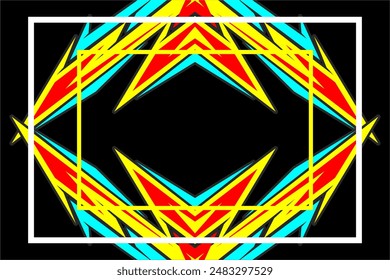 Vector fondo envoltura de diseño de carreras con un patrón de línea único look colls