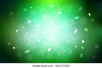 Vector background with xmas snowflakes. Blurred decorative design in xmas style with snow. The pattern can be used for new year leaflets.