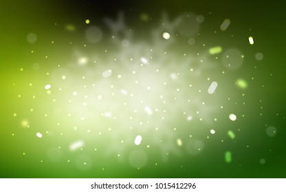 Vector background with xmas snowflakes. Blurred decorative design in xmas style with snow. The template can be used as a new year background.