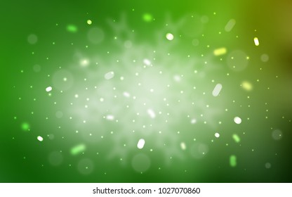 Vector background with xmas snowflakes. Blurred decorative design in xmas style with snow. The pattern can be used for new year leaflets.