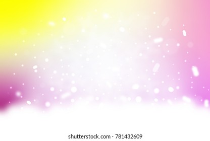Vector background with xmas snowflakes. Blurred decorative design in xmas style with snow. The pattern can be used for new year leaflets.