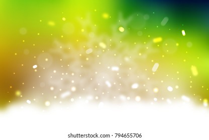 Vector background with xmas snowflakes. Blurred decorative design in xmas style with snow. New year design for your business advert.
