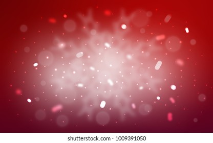 Vector background with xmas snowflakes. Decorative shining illustration with snow on abstract template. The template can be used as a new year background.