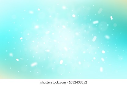 Vector background with xmas snowflakes. Decorative shining illustration with snow on abstract template. The pattern can be used for year new  websites.