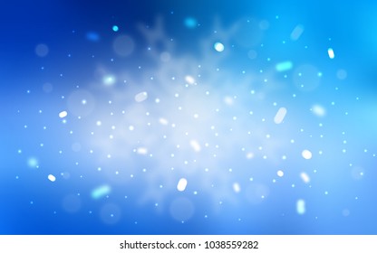 Vector background with xmas snowflakes. Decorative shining illustration with snow on abstract template. New year design for your ad, poster, banner.