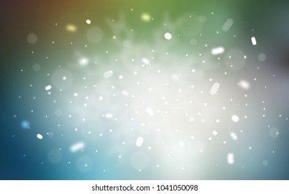 Vector background with xmas snowflakes. Decorative shining illustration with snow on abstract template. New year design for your ad, poster, banner.