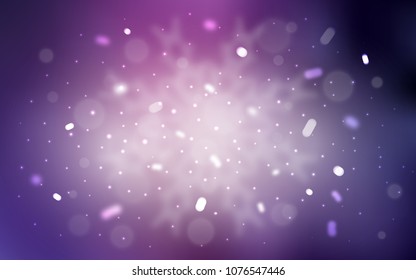 Vector background with xmas snowflakes. Decorative shining illustration with snow on abstract template. The pattern can be used for new year leaflets.