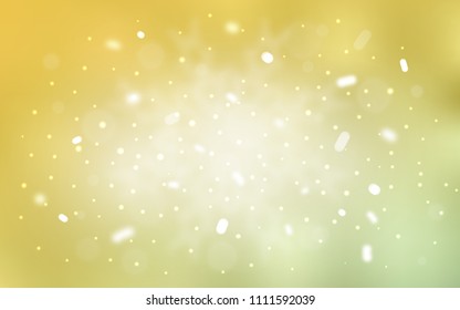 Vector background with xmas snowflakes. Decorative shining illustration with snow on abstract template. New year design for your business advert.