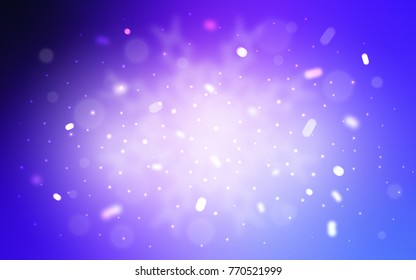 Vector background with xmas snowflakes. Decorative shining illustration with snow on abstract template. New year design for your business advert.