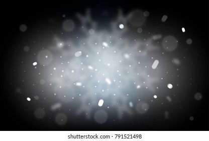 Vector background with xmas snowflakes. Decorative shining illustration with snow on abstract template. New year design for your ad, poster, banner.