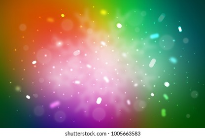 Vector background with xmas snowflakes. Glitter abstract illustration with crystals of ice. New year design for your ad, poster, banner.
