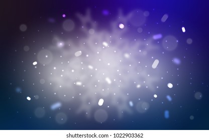 Vector background with xmas snowflakes. Glitter abstract illustration with crystals of ice. The pattern can be used for new year ad, booklets.