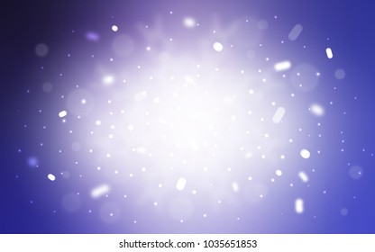 Vector background with xmas snowflakes. Glitter abstract illustration with crystals of ice. New year design for your business advert.