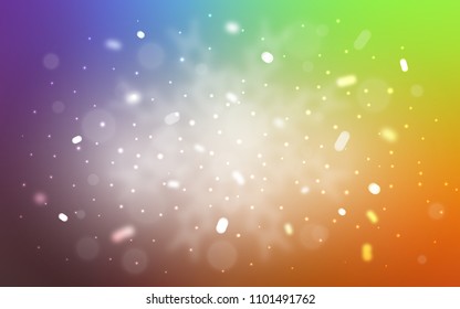 Vector background with xmas snowflakes. Glitter abstract illustration with crystals of ice. The pattern can be used for new year leaflets.