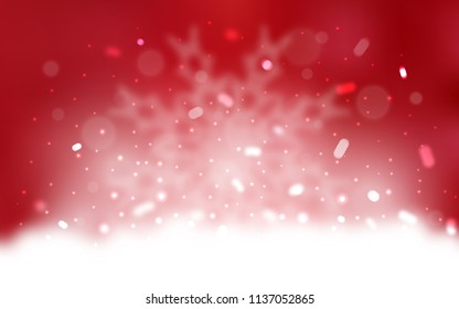 Vector background with xmas snowflakes. Glitter abstract illustration with crystals of ice. The pattern can be used for year new  websites.