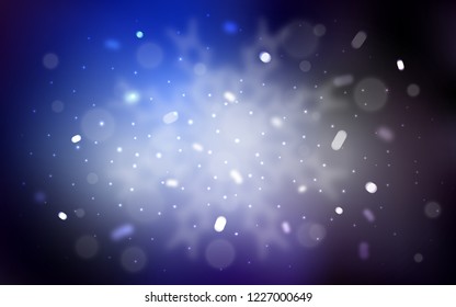 Vector background with xmas snowflakes. Glitter abstract illustration with crystals of ice. New year design for your ad, poster, banner.