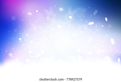 Vector background with xmas snowflakes. Glitter abstract illustration with crystals of ice. New year design for your ad, poster, banner.